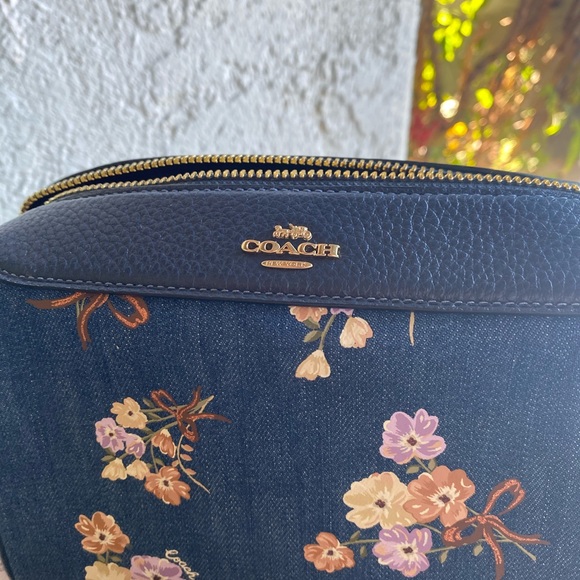 COACH DENIM FRL PRINT CROSSBODY - Picture 4 of 9